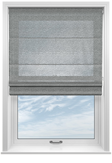 Pescara Voile, Slate - Roman Blind